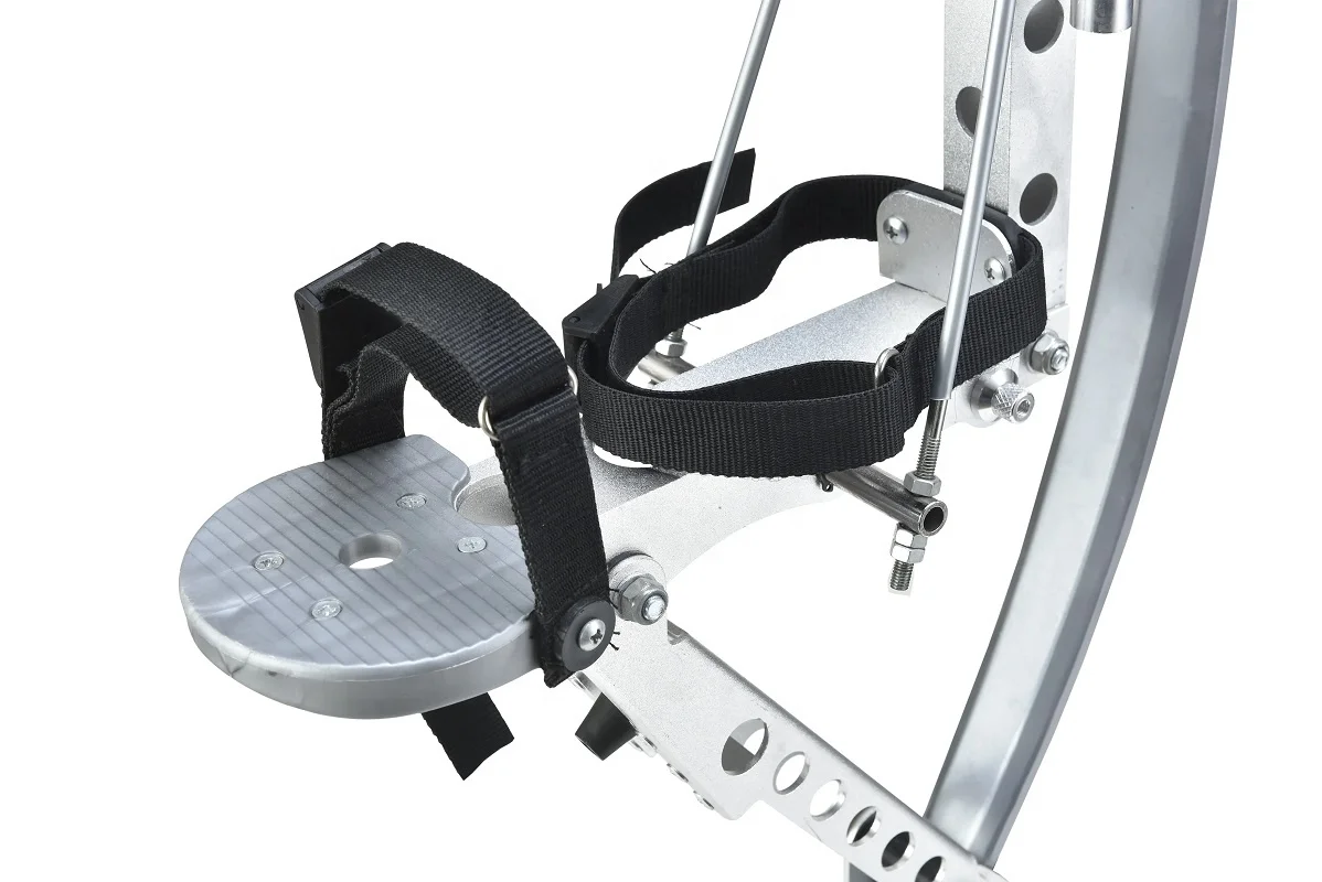 Aluminum alloy fiberglass running and jumping spring jumping stilt shoes fitness sports equipment