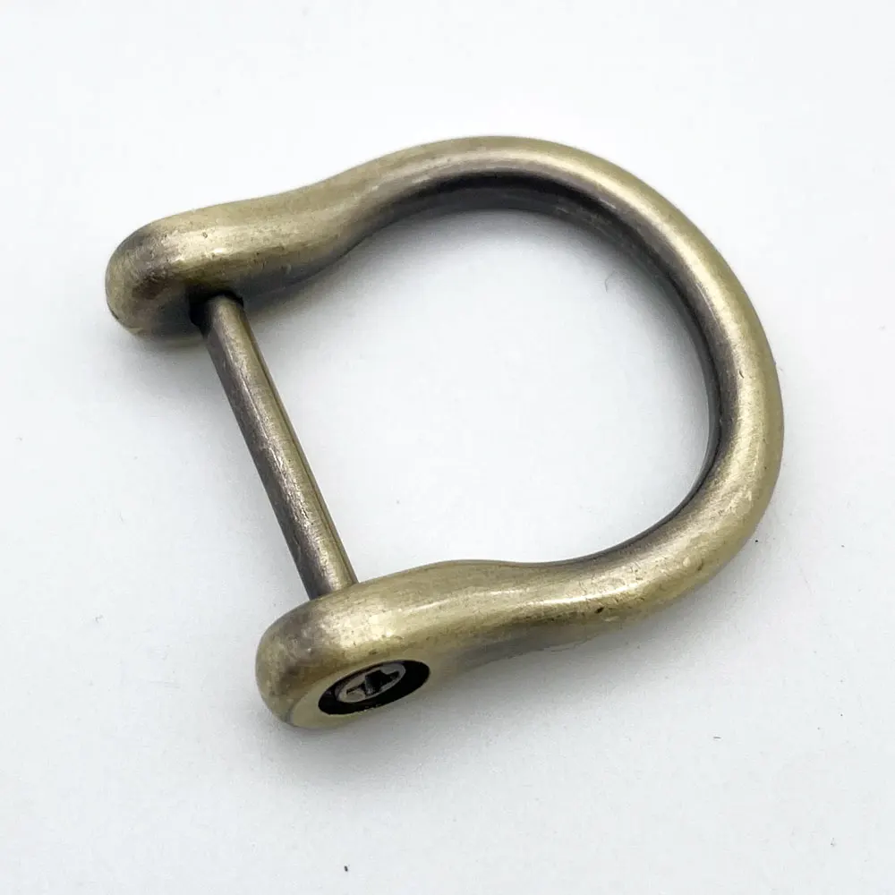 Casting Alloy Hardware D Ring For Bags With Screws