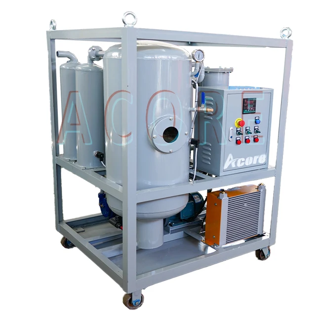 Portable  Waste Lube Oil Purification Plant Lubricant Oil Online Filtering Plant Purifier Filter Machine Processing Systems