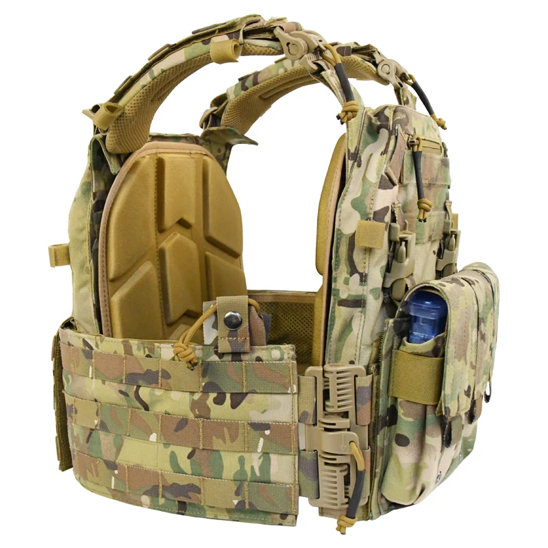 GAF Factory In Stock Range Green Outdoor 1000D Nylon ROC Quick Release Tactical Chalecos Tactisch Vest Plate Carrier Vest