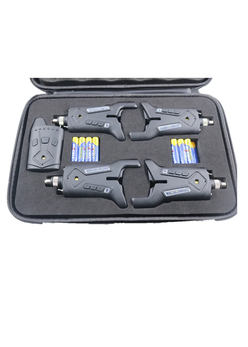 High Cost-effective High Sensitivity Factory Price with Luminous Light JZH-RF2198 Fishing Bite Alarm 4+1
