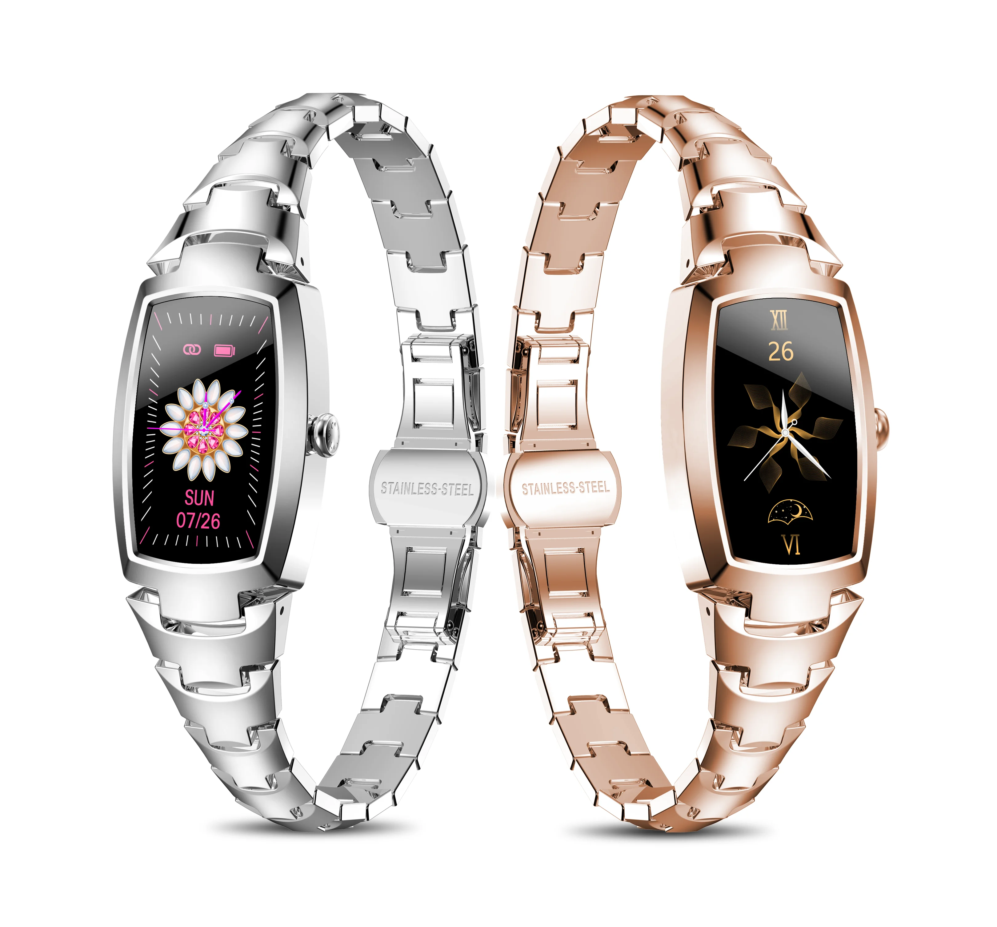 New Arrival H8 Pro Smart Watch Dynamic heart rate test female body care cycle IP67 Waterproof Ladies Women Smart Watch Bracelet