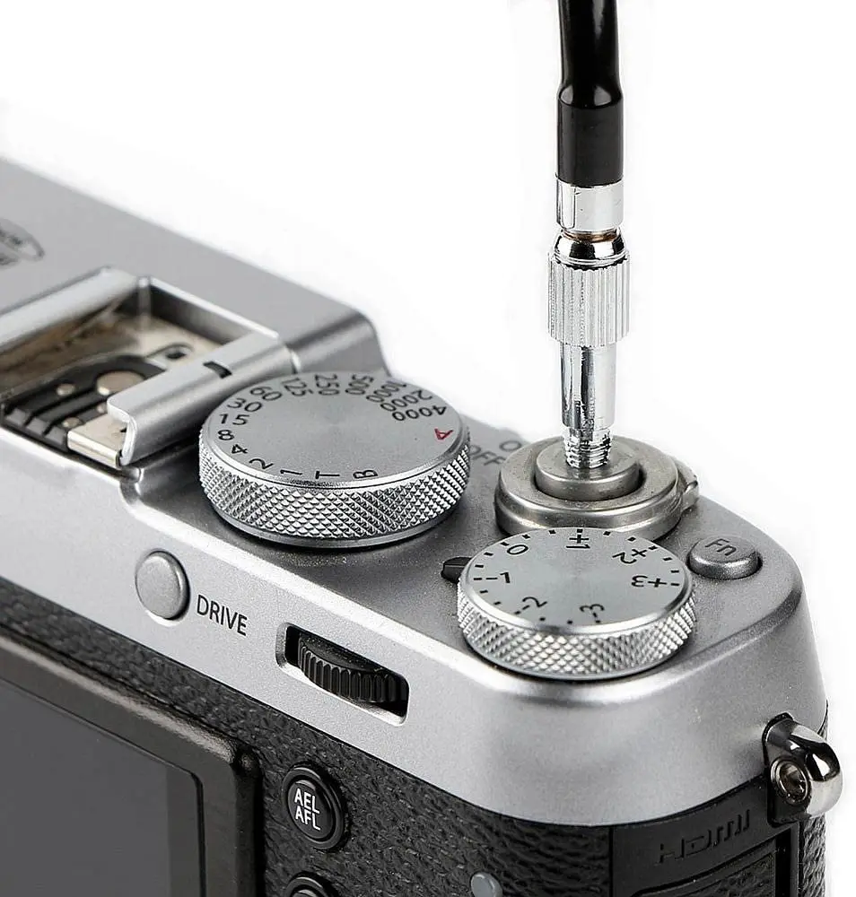 70 cm Shutter Release Cable Manual Mechanical Threaded Camera Cord For Canon Nikon Digital Cameras