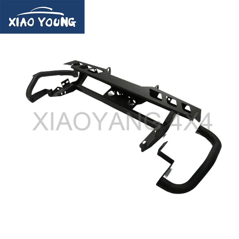 Factory Hot sale Steel Black Front Bumper Guard For Hilux Revo Vigo NP300 BT50 Ranger Bull Bar