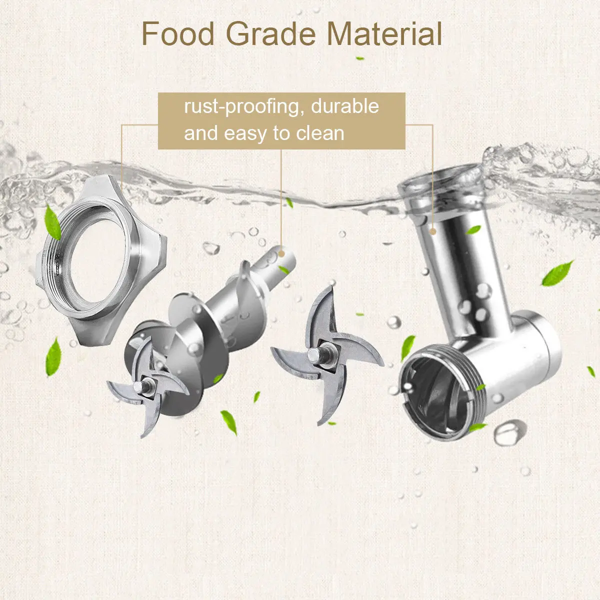 AL shell  body stainless steel head electric meat grinder /electric meat mincer  easy to clean AL-22/AL-22C