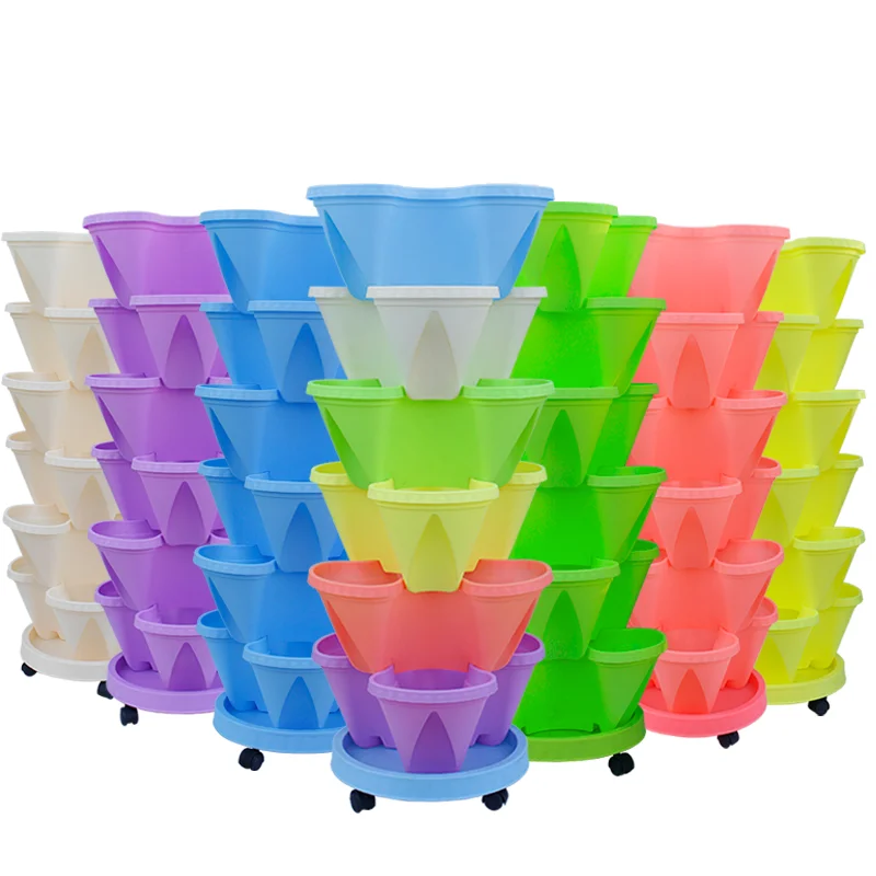 One one New agricultural planting vertical petal hydroponic tower planting system