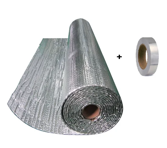 Factory Customized Aluminum Foil Fire Resistant Insulation Building Foam Bubble Thermal Insulation