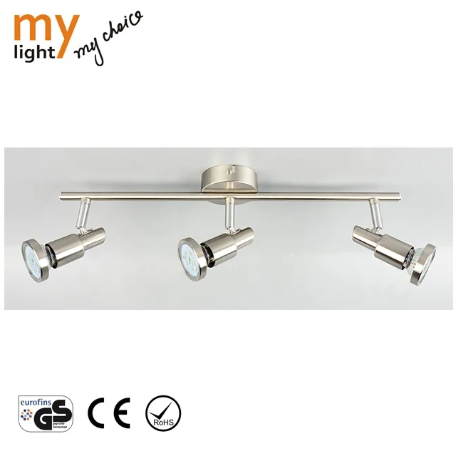 Customized 3er GU10 Bulb 3x5W led spotlight lamp for home decoration