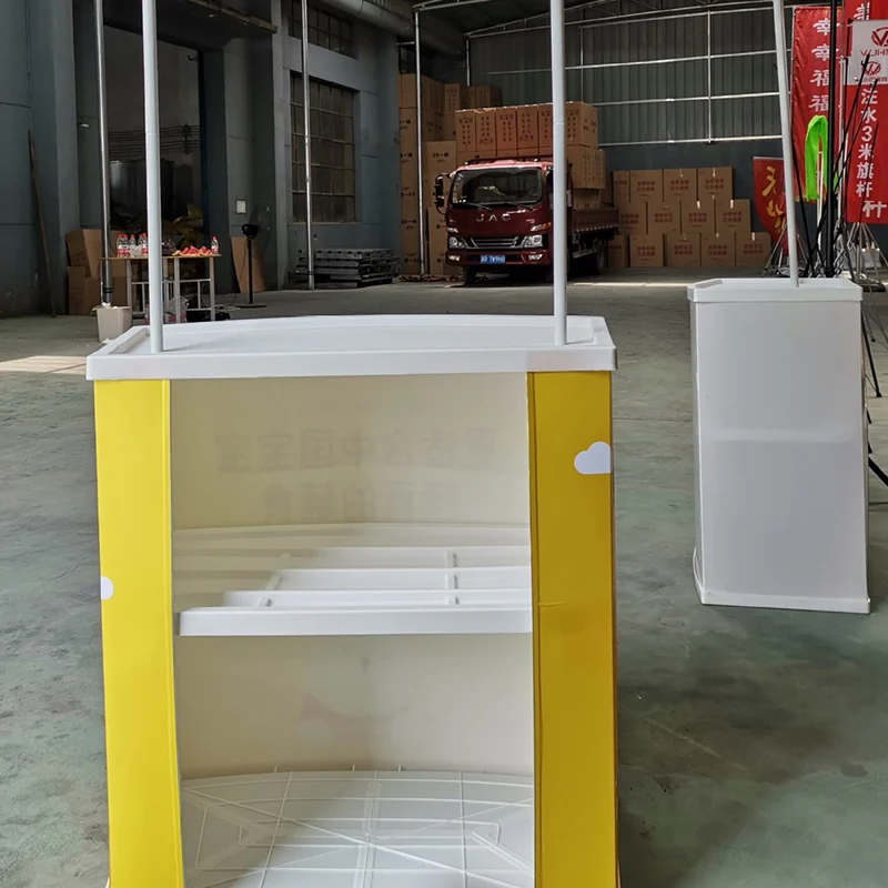 Promotion Counter Table Portable Tradeshow Podium Table Display Exhibition Counter pop up display table Rack/Carrying Bag