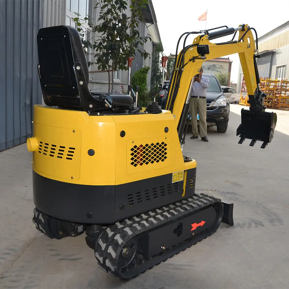 Free shipping small digger machine CE/EPA/EURO 5 compact 1.0ton 1.5ton mini excavators prices for sale with auger bucket
