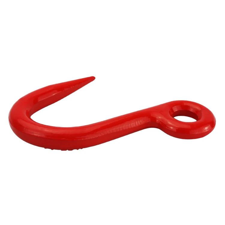 Alloy steel hook ring Steel pipe hook A ton of round eyed Eye foundry hooks for lifting