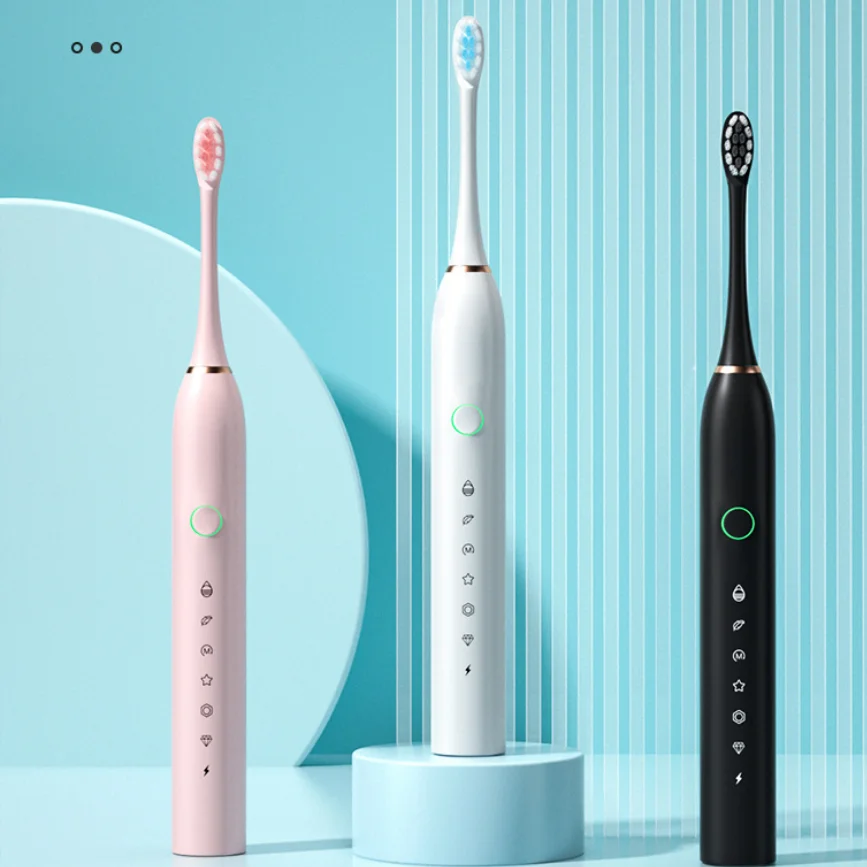 Tooth Cleaning Automatic Smart Ultrasonic Sonic Toothbrush Rechargeable Portable Travel Electric Sonic Toothbrush for Adult