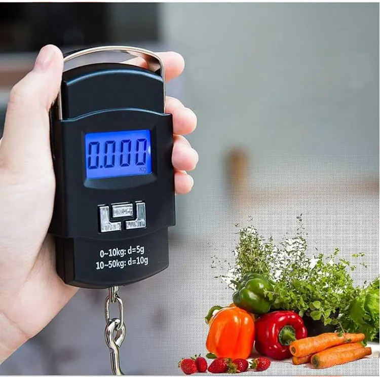 50kg/5g Portable Digital Luggage Scale Travel 50kg scale Unit Luggage Electronic Scale for Out Door