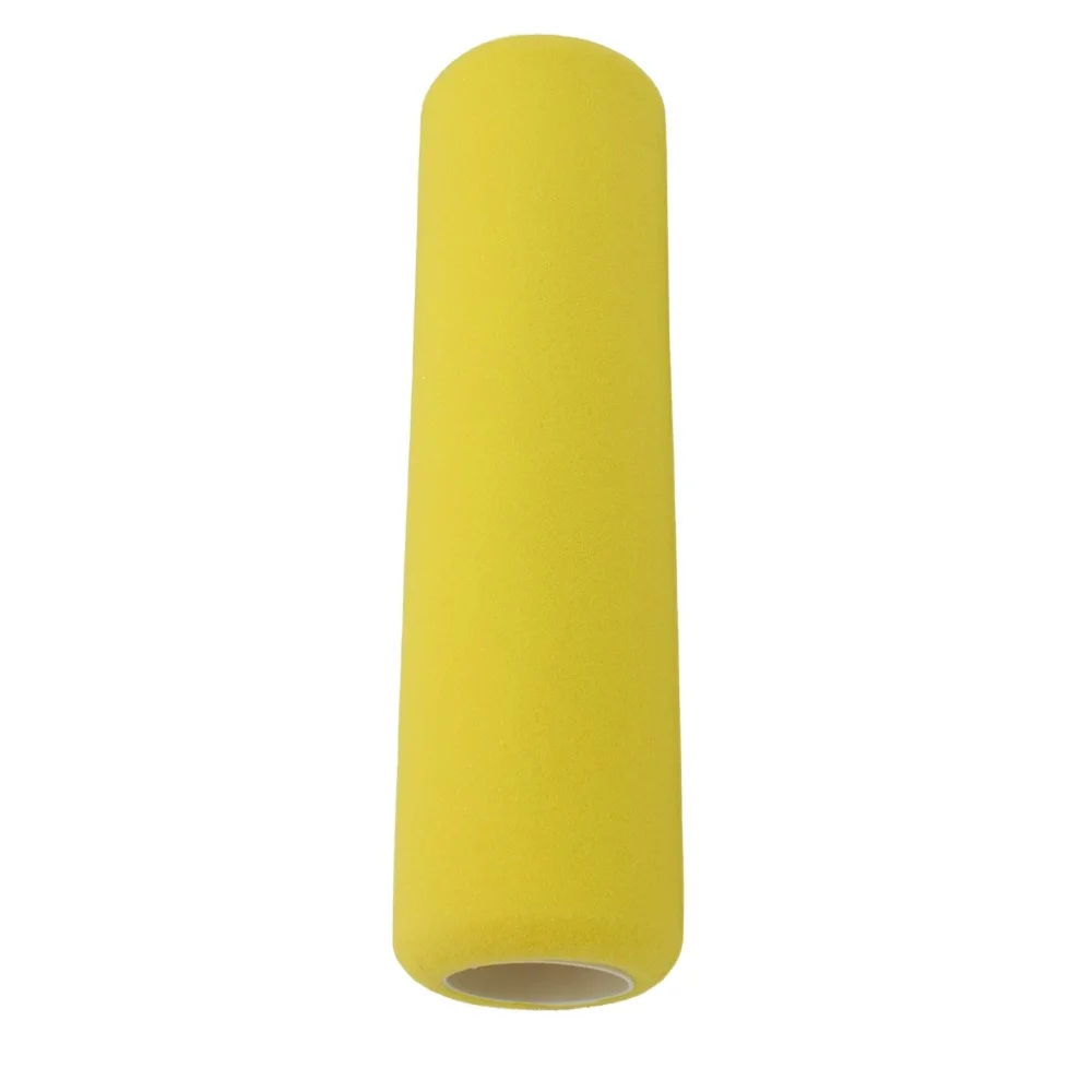 yellow smooth painting use high density foam roller