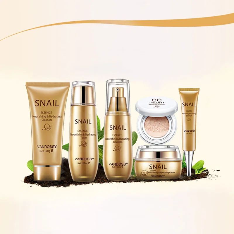 Ordinary Private Label Facial Kit Skin Care Set Snail Skin Care Kit Wholesale