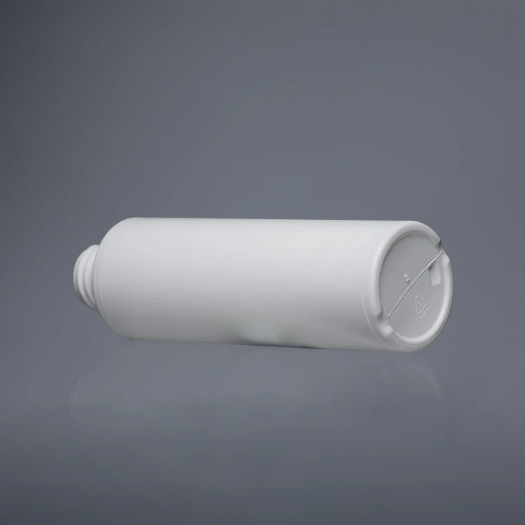 250ml Empty White Plastic PEHD Liquid Soap Bottle with Screw Cap