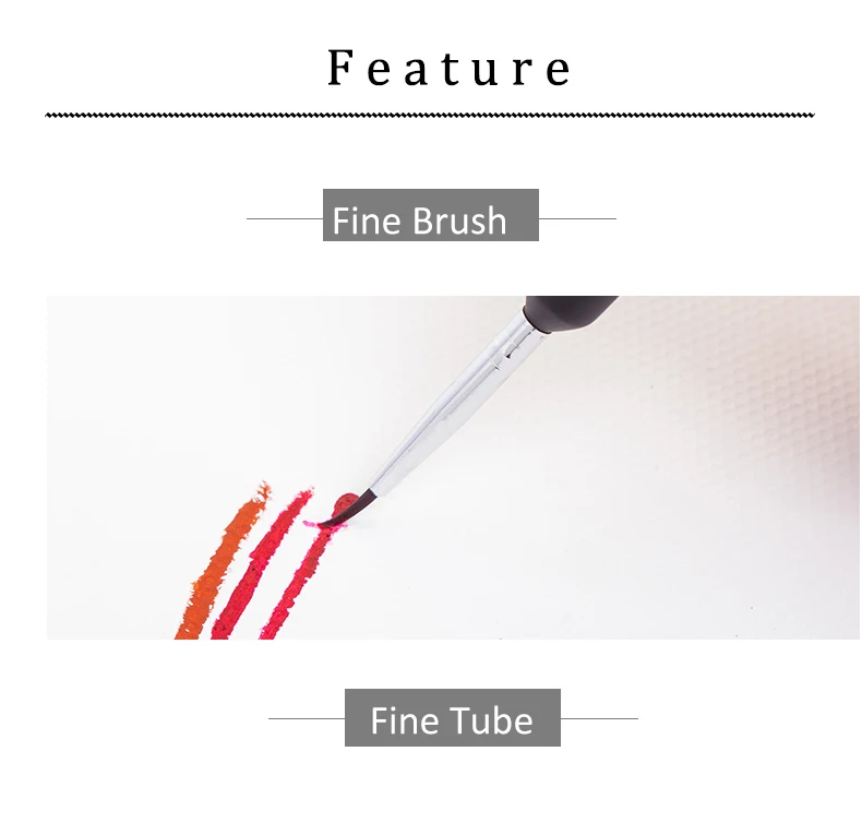 Merchant wholesale watercolor oil painting for beginners special nylon hair hook line color drawing pen 6 piece paint brush