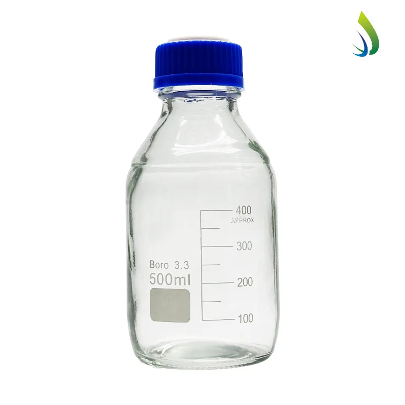 Customizable 5000ml 10000ml 20000ml Lab Graduated Round Glass Reagent Bottles Jar With Lid  Reagent Bottle