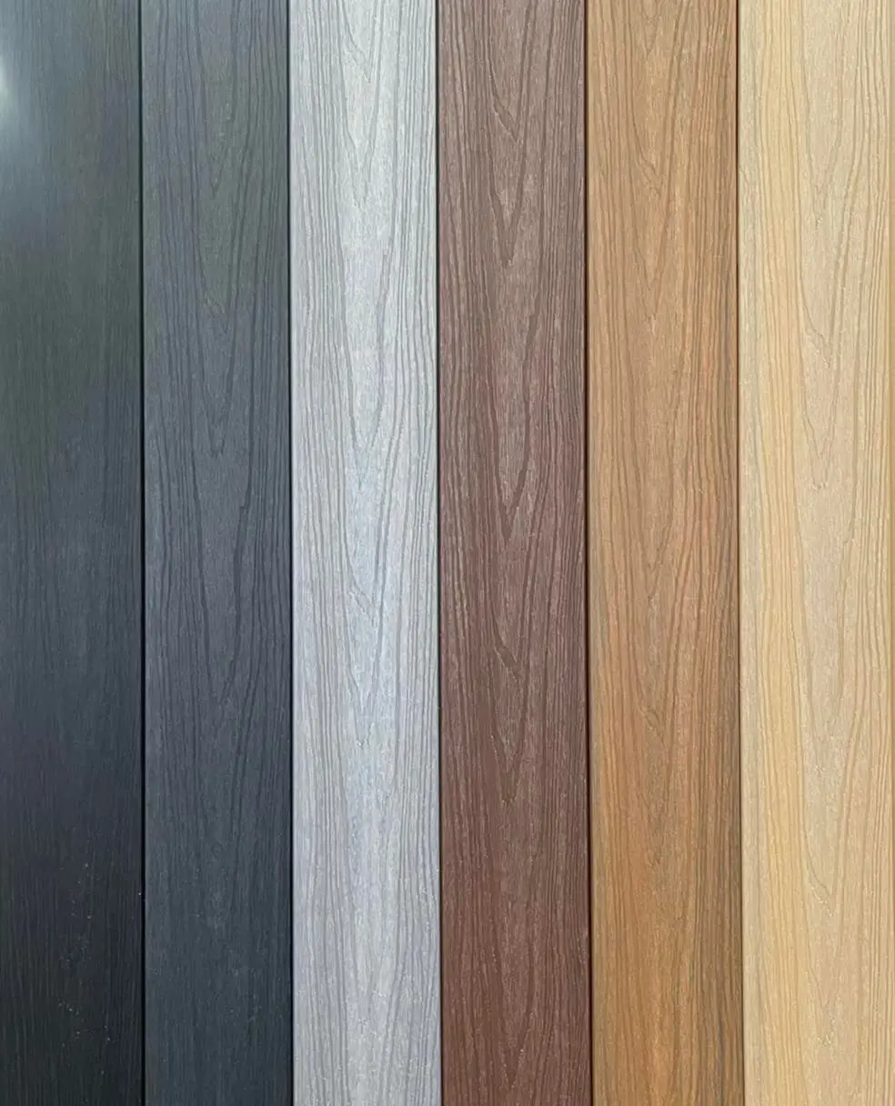 Composite decking 3D Embossed wood grain outdoor waterproof plastic composite decking