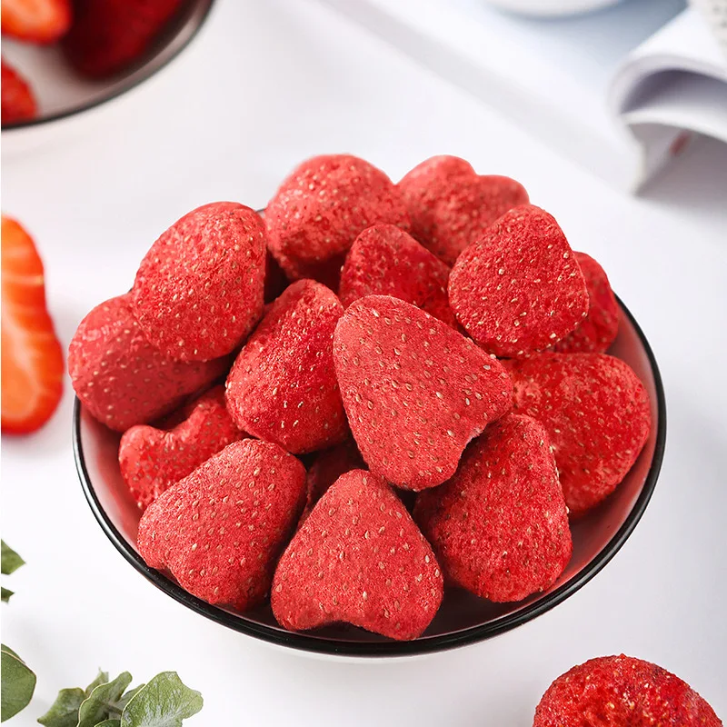 Wholesale New Arrival Pure Natural Freeze Dried Fruit Strawberry Slice Dry Strawberry