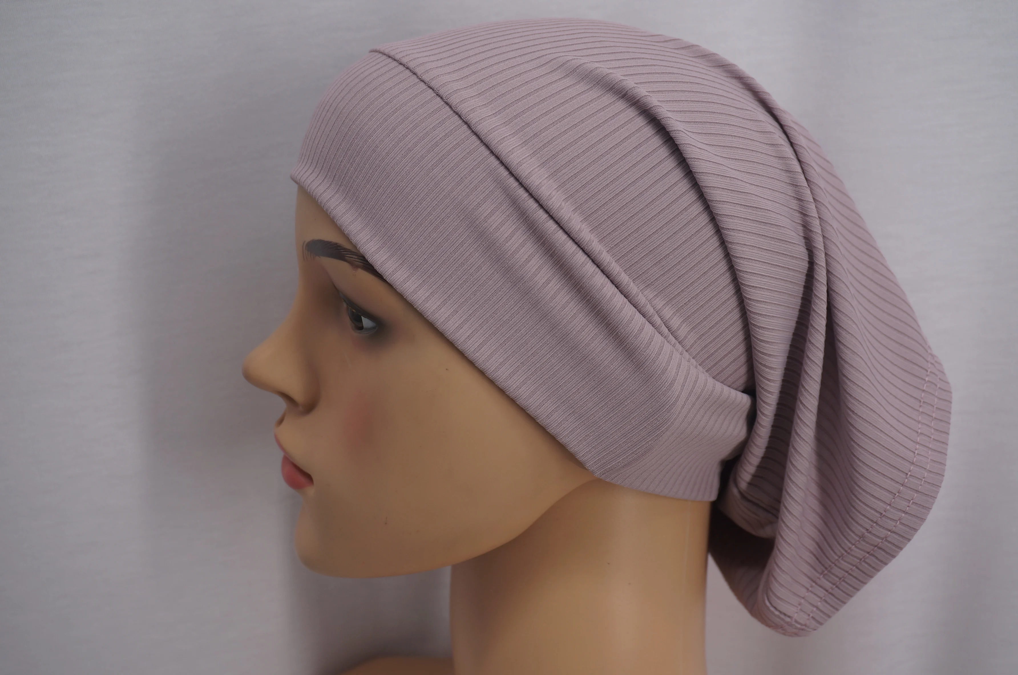 
2020 Newest Breathable Under Scarves Straight Ultra Soft Tube Caps Feature Essential Ribbed Inner Under Scarf 