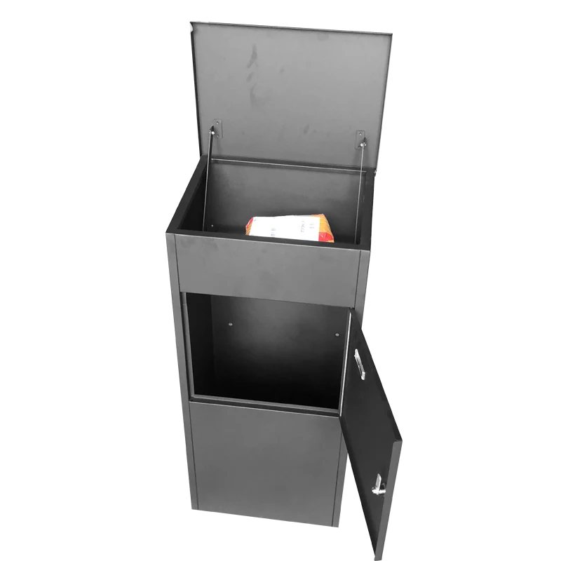 Outdoor Galvanized Steel metal storage parcel delivery drop mailbox post box parcel