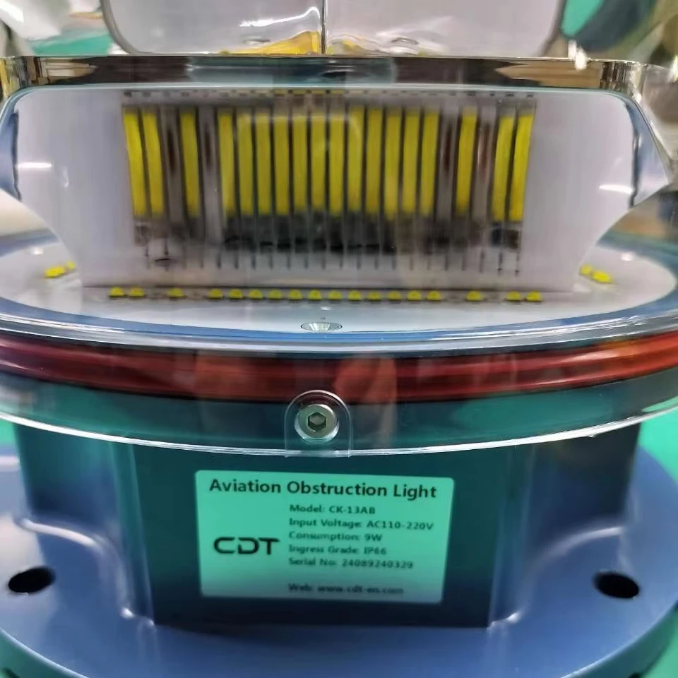 External controller optional BMS ,relay alarm,monitoring,UPS power supply medium intensity dual aircraft warning obstacle light