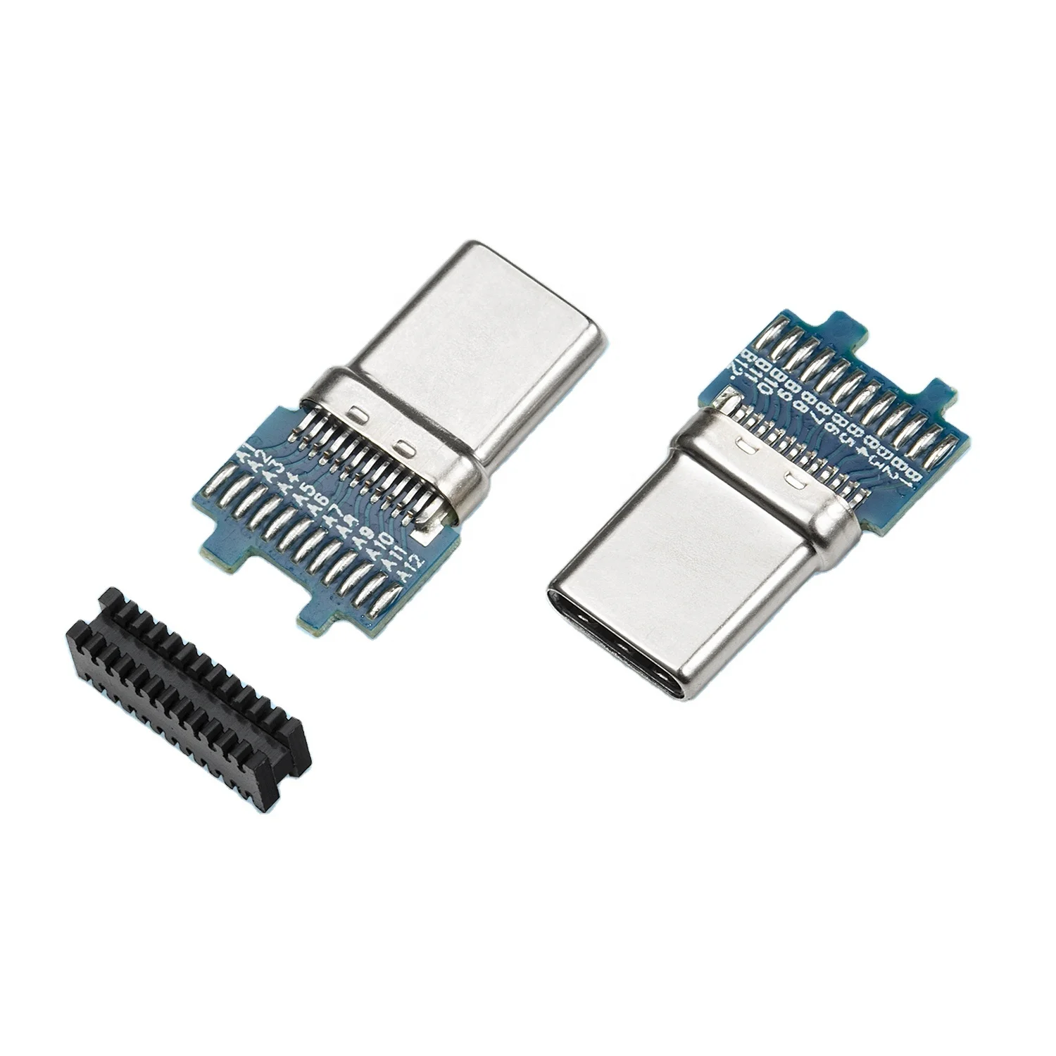 Заводской производитель USB type c 3,1 Штекерный разъем 24 pin с 24 печатной платой паяльные прокладки