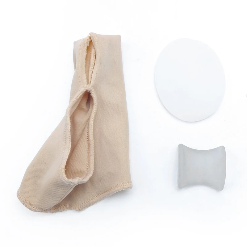 Efficient Toe Corrector Gel Pad Stretch Nylon Hallux Valgus Protector Guard Toe Separator