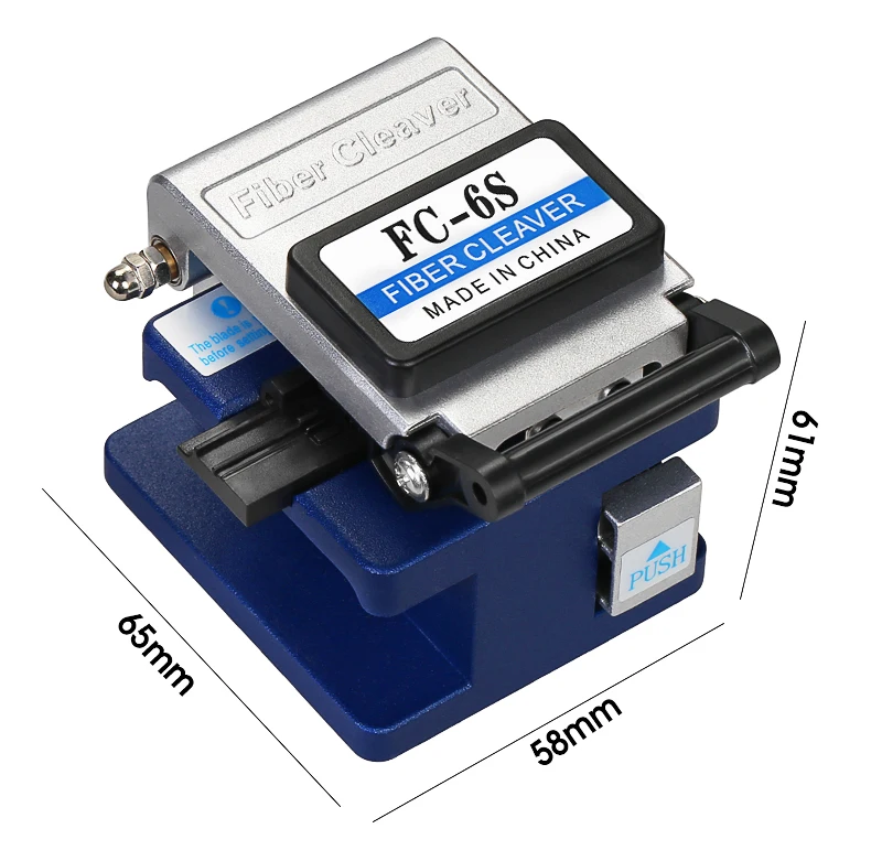 FC-6S FTTH Optical Fiber Cleaver metal High Precision cold connection cutter tool