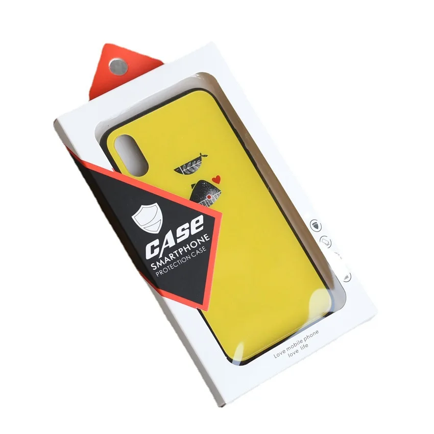 Customized Printed Blister Retail Plastic Mobile Cell Phone Smartphone Cellphone Case Packaging Box For phone Case