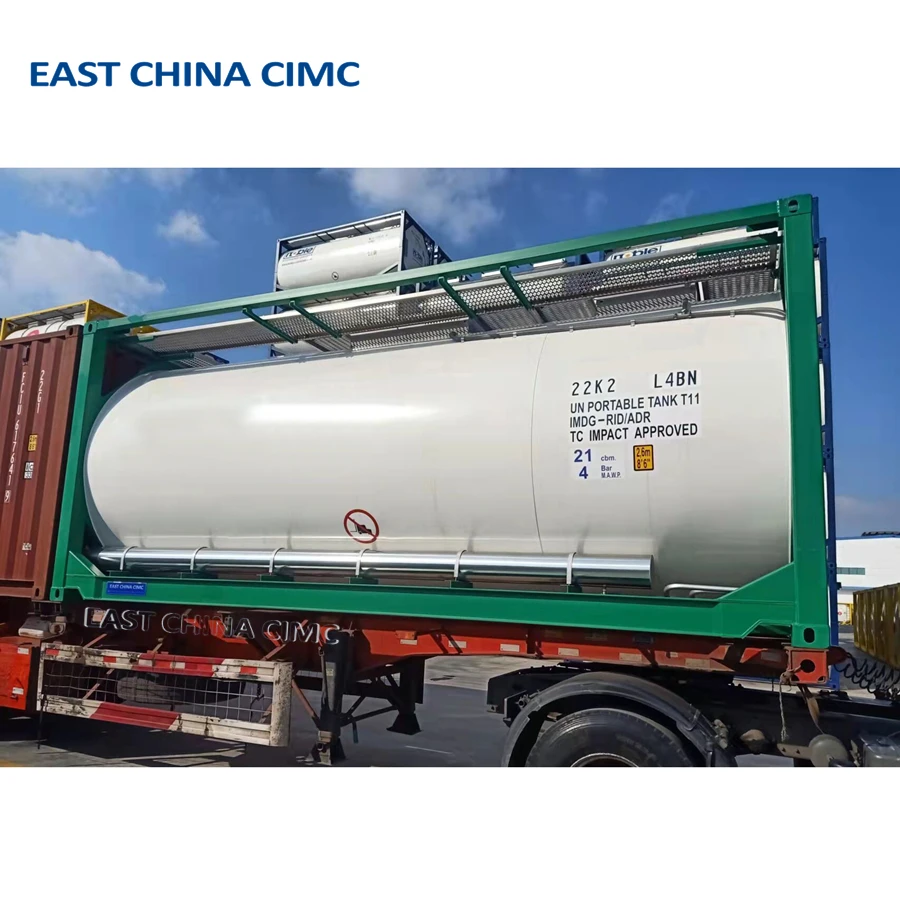 LNG CNG Tank Container Low Price 20ft T50 Gas ISO Container Tank