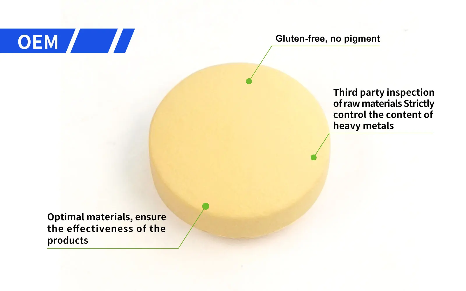 GMP Vitamin B1B2B6 Group Antidepressant Vitamin B Tablets To Ease Up The Fatigue Of Natural Compound