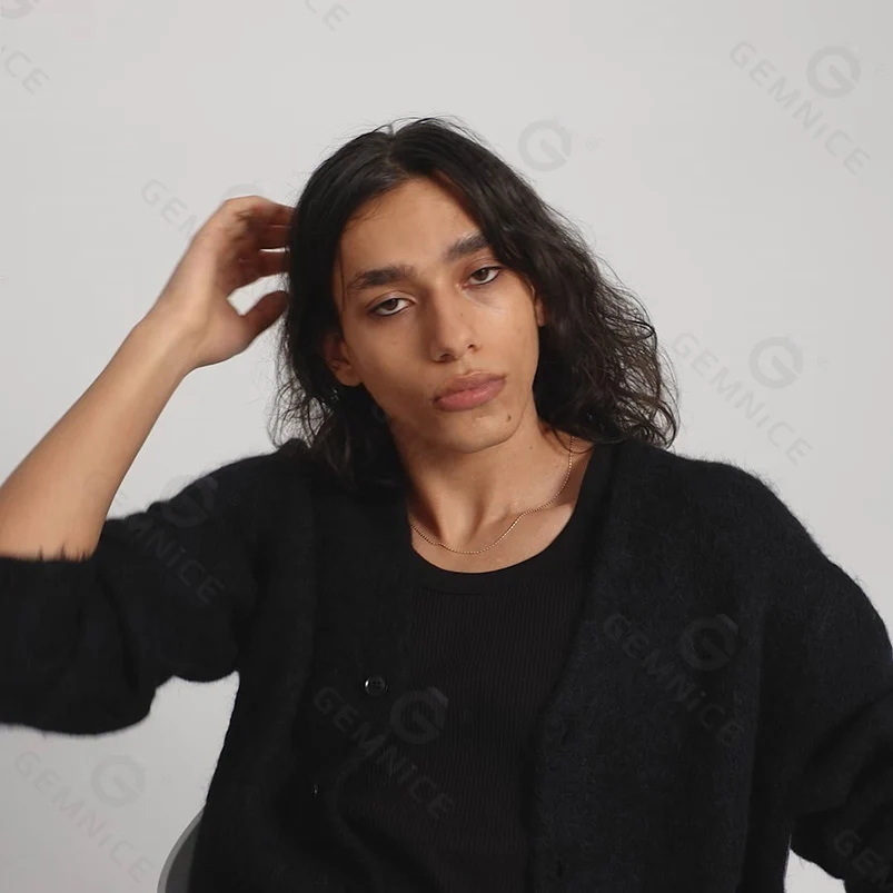 Gemnel custom latest trendy competitive price personalised 925 silver custom barrel link chain necklace