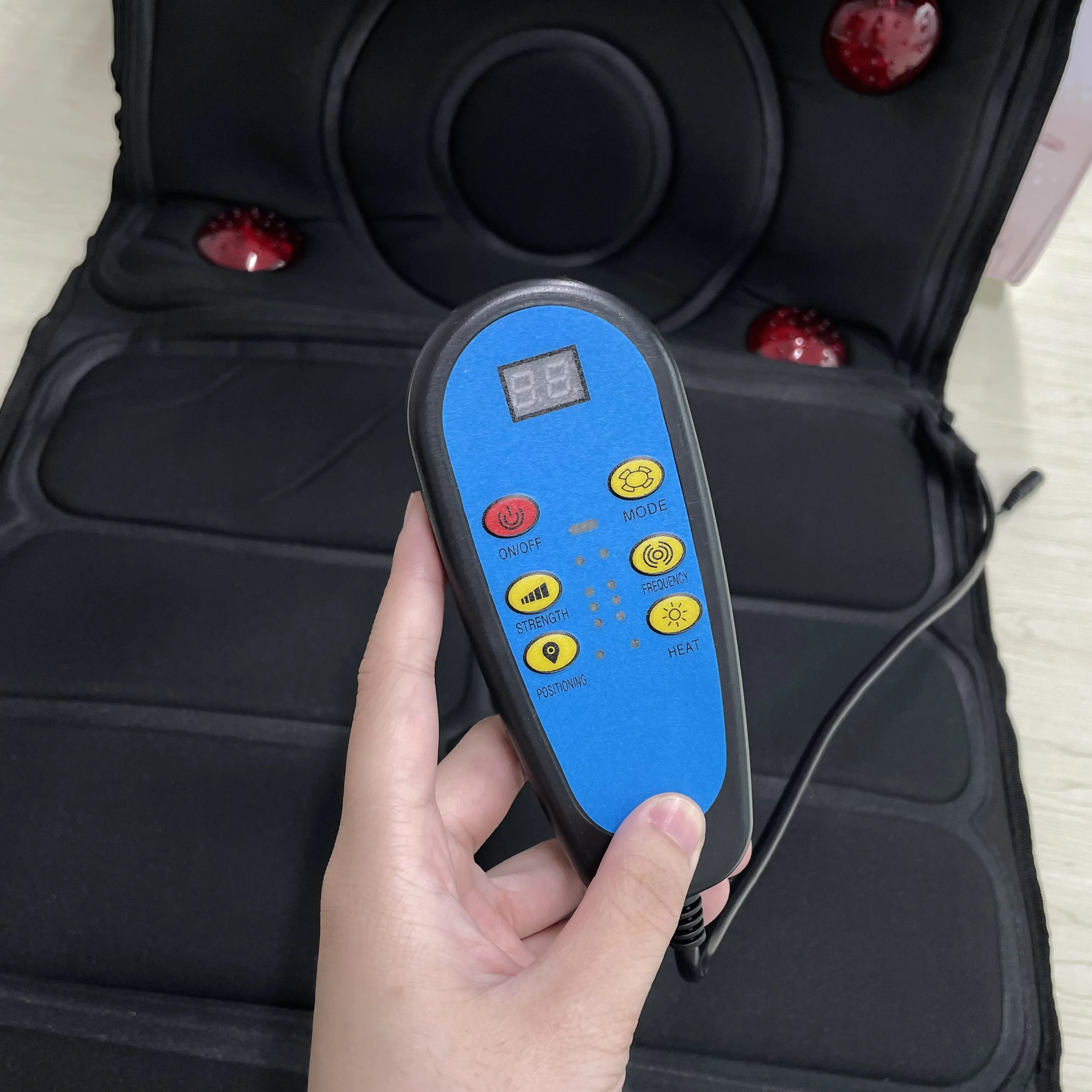 OEM ODM Massage Mat Mattress With Heating And Vibrating Full Body Shiatsu Electric Massage Mattress