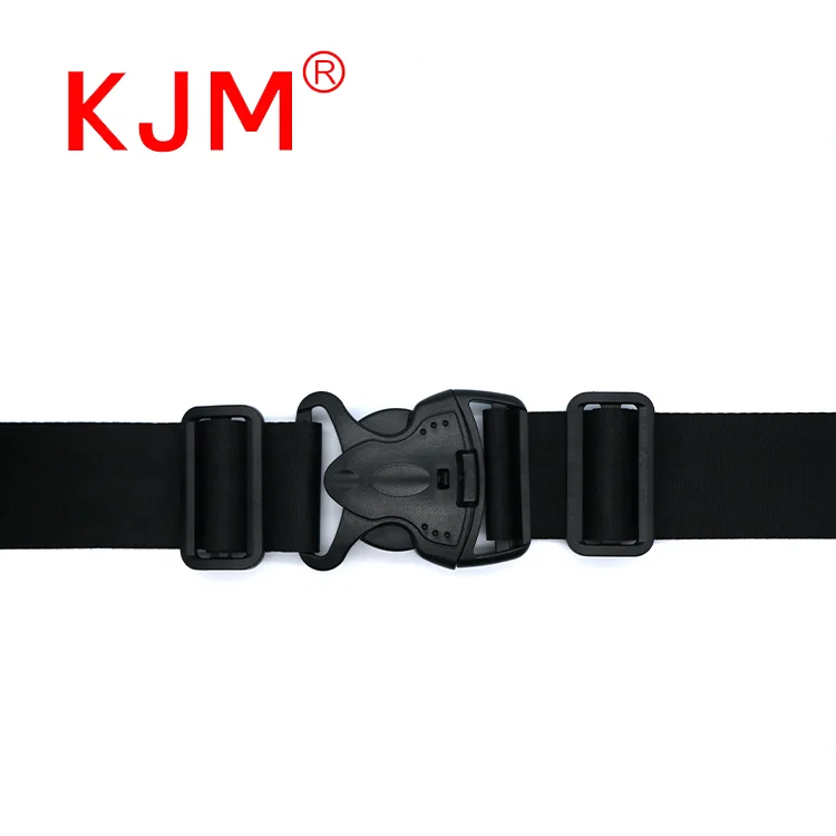 KJM 50mm Plastic Quick Side Release Belt Buckle Parts with Lock for Tactical Belt Backpack