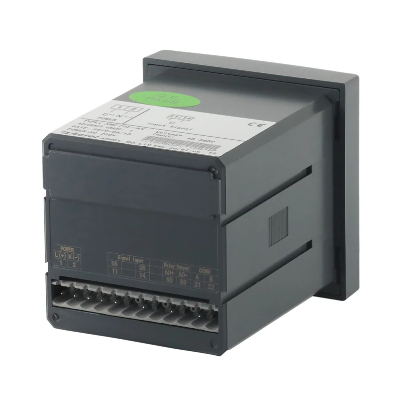 Цифровой вольтметр постоянного тока измерительный DC0-1000V AMC72-DV/M панель Измеритель Напряжения 4-20mA аналоговым