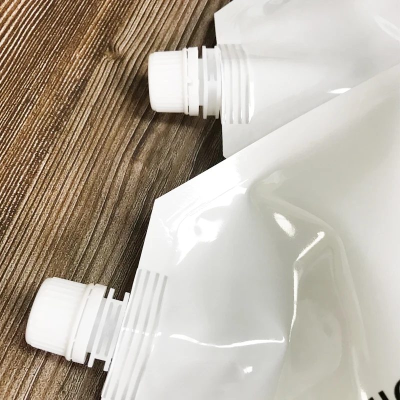 Wholesale 2L bath body wash shower gel in spout pouch stand up bag packaging