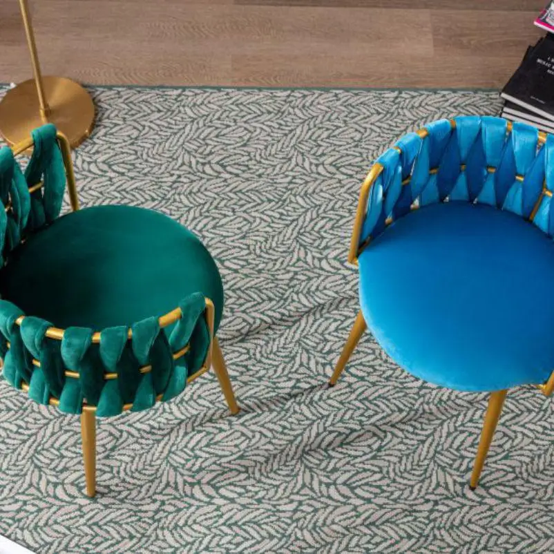 Luxury Style Dining Room Furniture High Quality Velvet Dining Chair