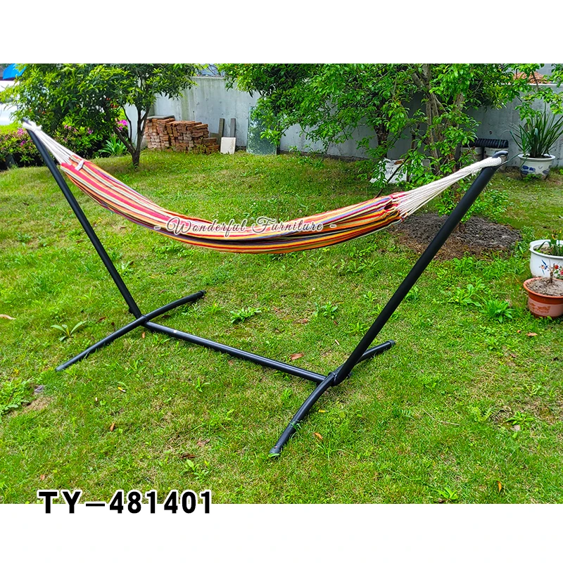 Simple Comfortable Outdoor Iron Hammock Hot Selling Outdoor Garden  Hammock