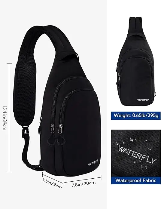 Crossbody Casual Bag lightweight sling bag for men