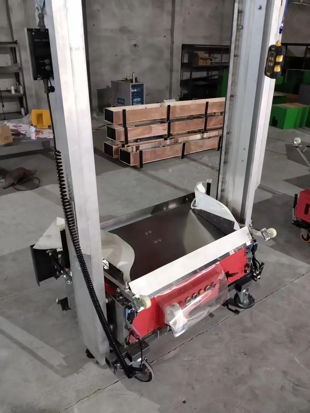 Concrete Machinery Building tools wall cement rendering machine/plastering render machine