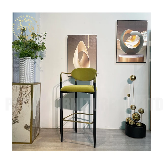 Wholesale bar stool metal chairs industrial  bar table and chairs for restaurant and bars for hotel used