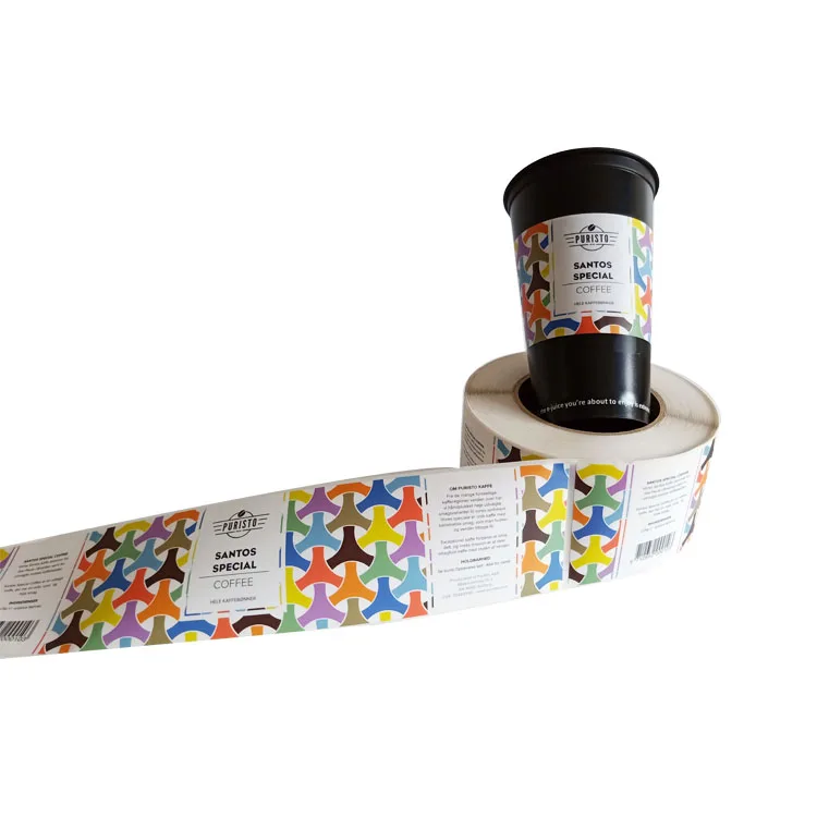 Custom Heat Sealing Film Transparent Food Package Roll Film Plastic Packaging Roll Films removable label