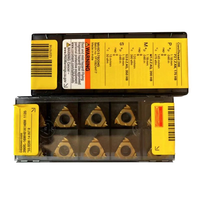266RG-16WH01A110M-1125 Original Sandviks Thread insert Alloy Thread Cutting Blade High Quality Turning Tool