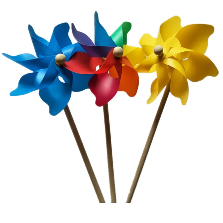 Different kinds of plastic single  windmill toy Made- in- China