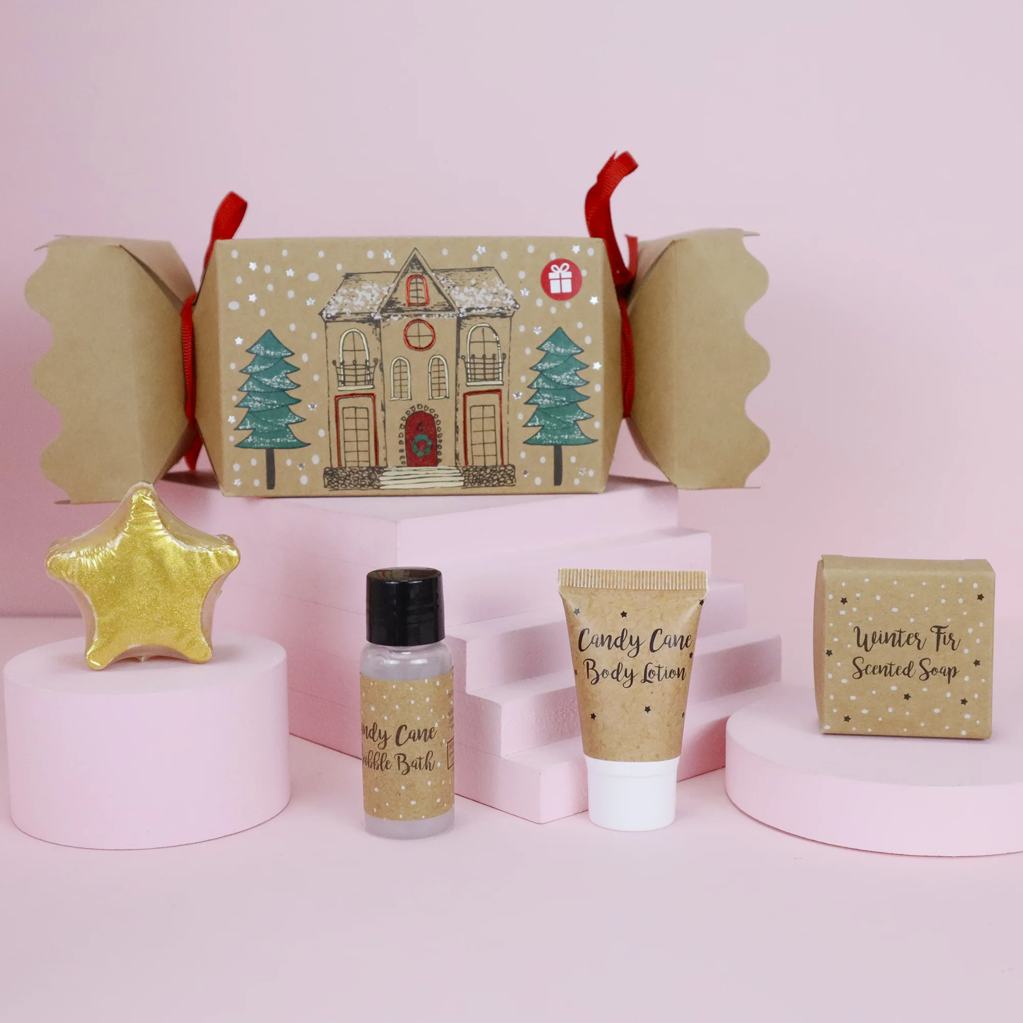
Wholesale shower gift christmas set box body care spa lotion bath and body wash gift set 