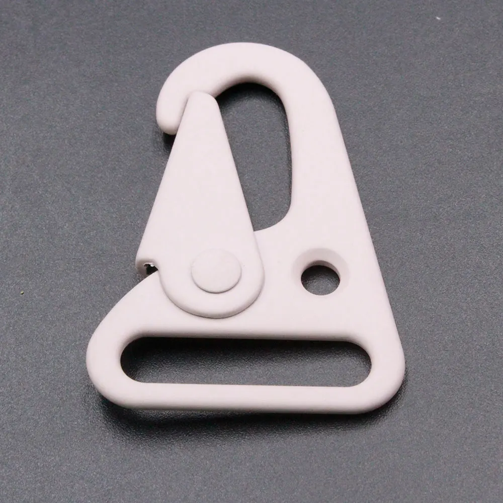 rubber coating Enlarged Mouth Clip olecranon clasps snap swivel carabiner hooks climbing metal hanging outdoor buckle carabiner