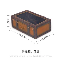 Roogo resin cheap box garden pots and planters