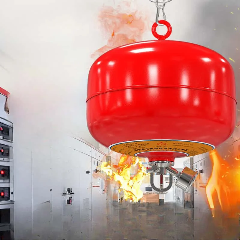 Sevofluoropropane hanging fire extinguisher automatic fire extinguishing device